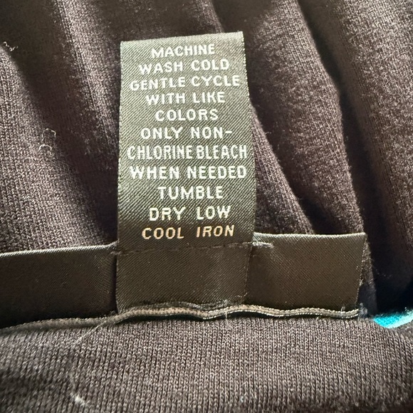 INC International Concepts Black & Blue Maxi Dress with Spaghetti Straps Size XL - Picture 8 of 8